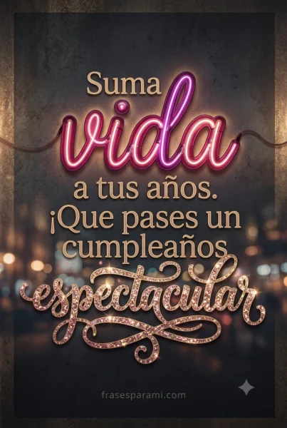 Letrero creativo con frase de feliz cumpleaños en estilo tipográfico lettering brillante y confeti de colores