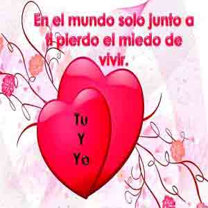 imagenes de hermosos corazones con frases de amor