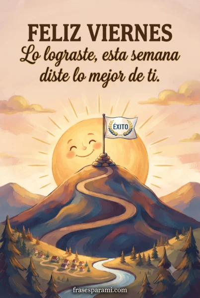 Imagen motivadora para celebrar el éxito de este viernes