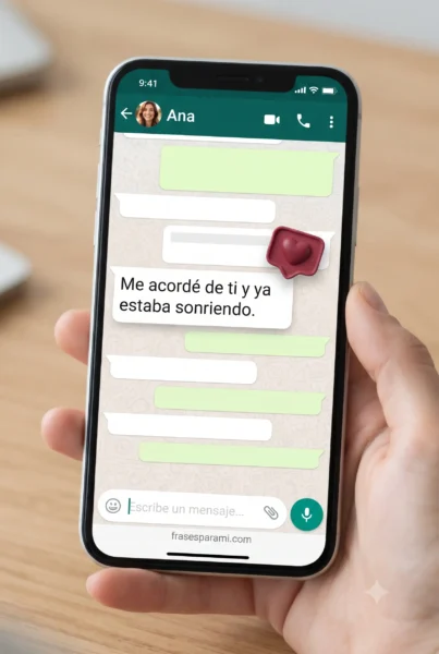 Estado y chat con imágenes para conquistar por WhatsApp