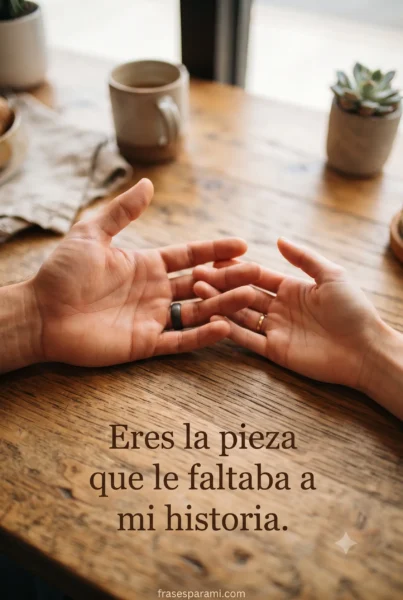Manos entrelazadas simbolizando palabras para conquistar a alguien
