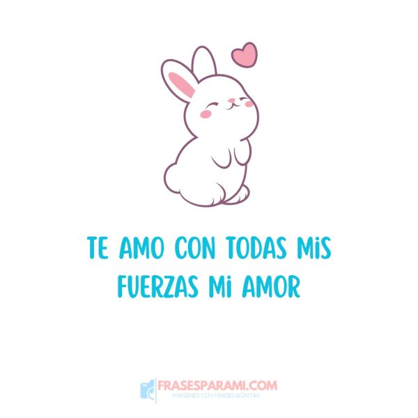 frases corazón te amo mi amor
