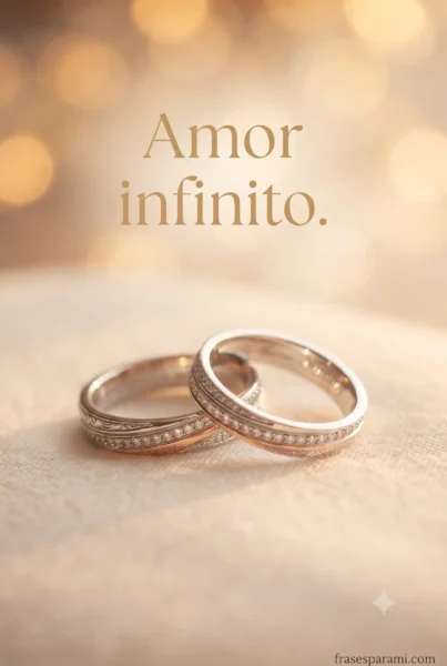 Anillos entrelazados para dedicar un te quiero mucho