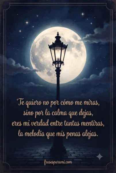 Postal nocturna con poesías de amor para dedicar con calma