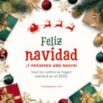 imagenes con frases de feliz navidad y prospero año nuevo