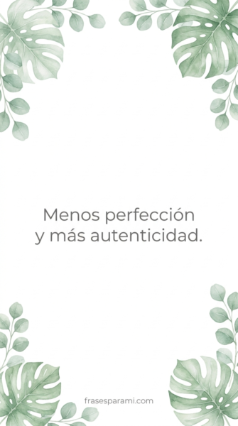 Frase corta para estado de WhatsApp con diseño de hojas de eucalipto en acuarela