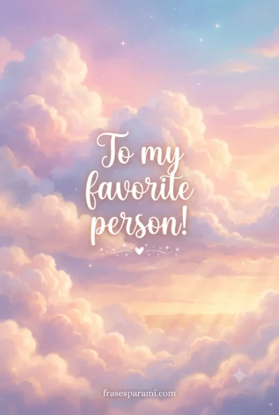Dreamy cloud aesthetic for a romantic birthday image