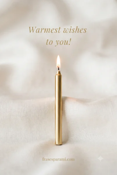 Minimalist golden design for a happy birthday message