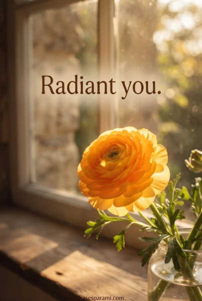 Radiant floral birthday image representing light and joy