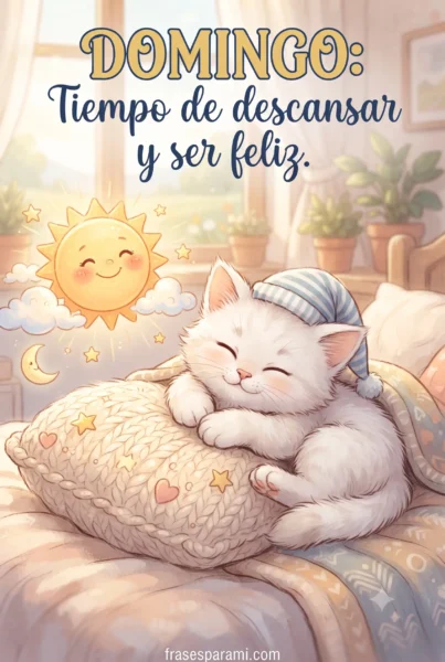 Imagen de animal tierno para un feliz domingo de descanso