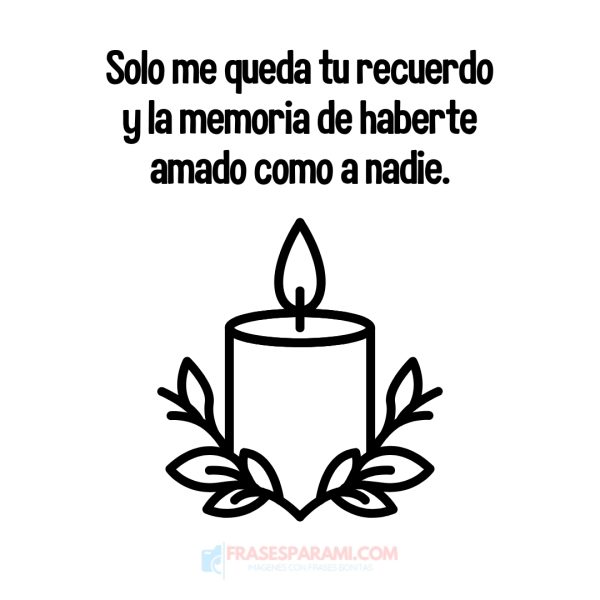 imagen de duelo por un ser querido