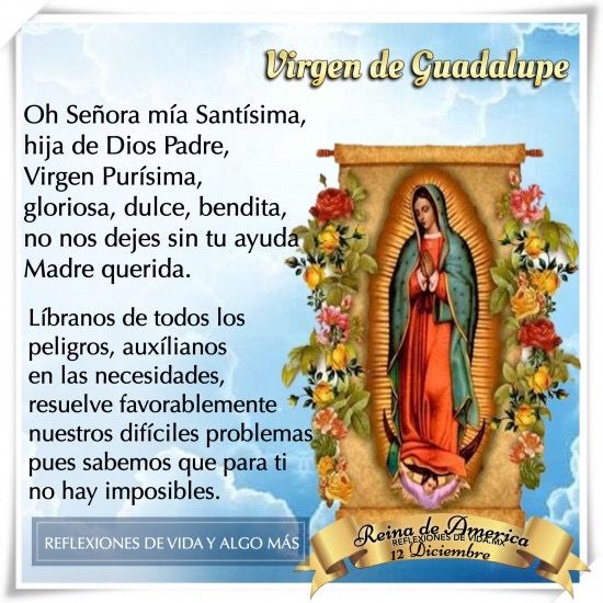 Imágenes de la Virgen de GUADALUPE Bonitas