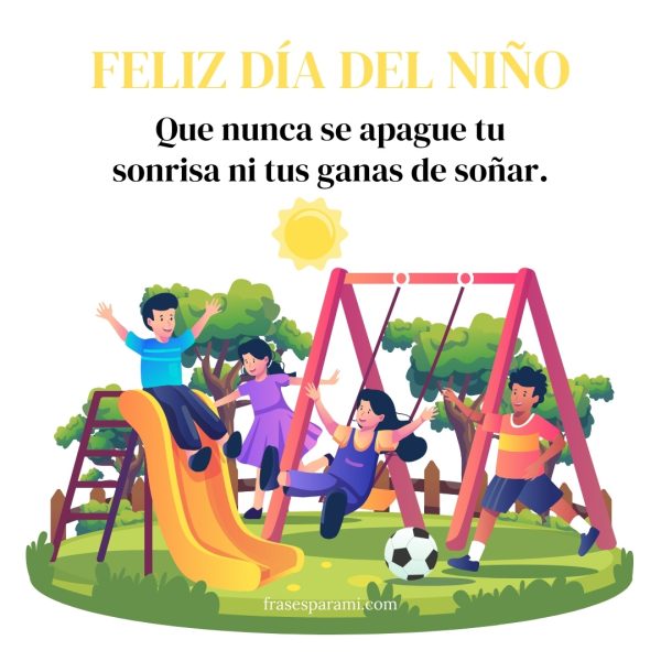 imágenes con mensajes del día del niño