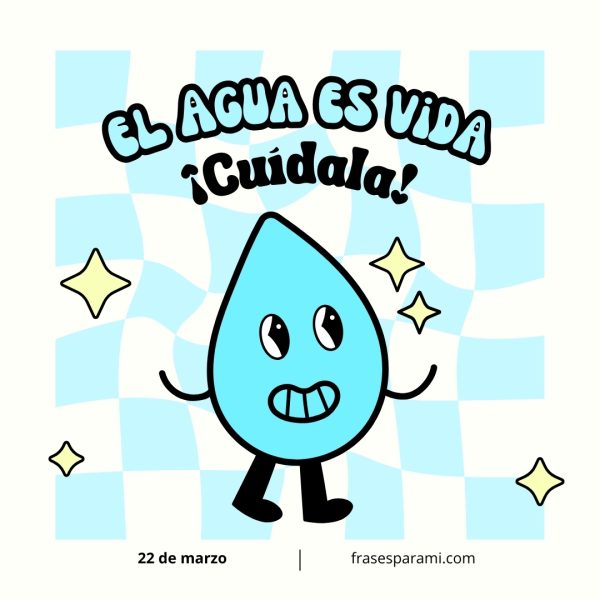 infantil cartel del cuidado del agua