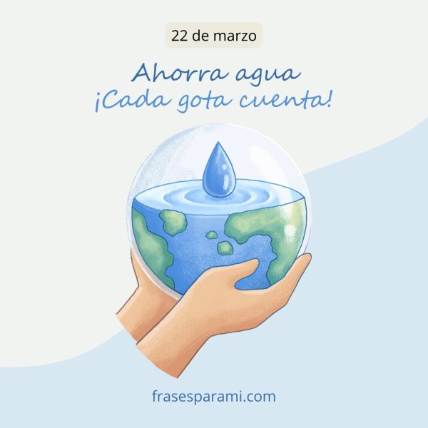 lema sobre el cuidado del agua