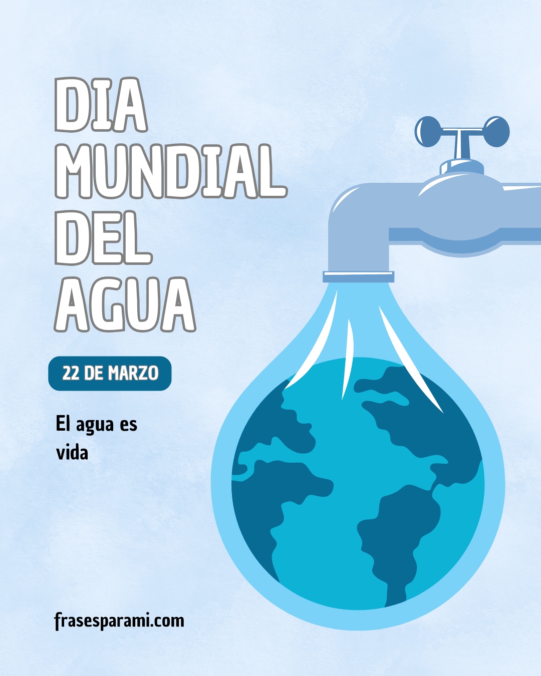 pancartas frases del agua para carteles