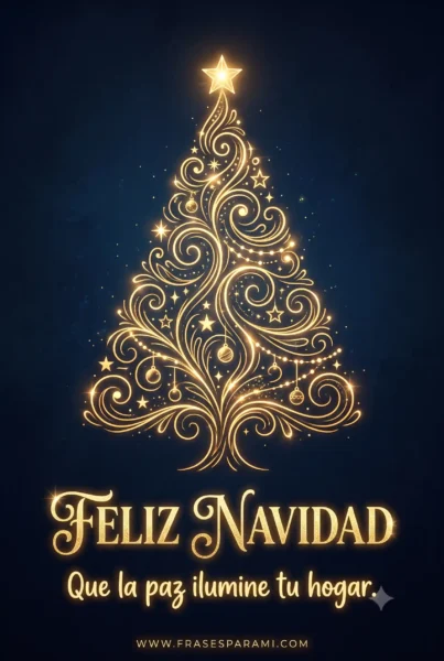 Fondo vertical de árbol de Navidad con luces doradas