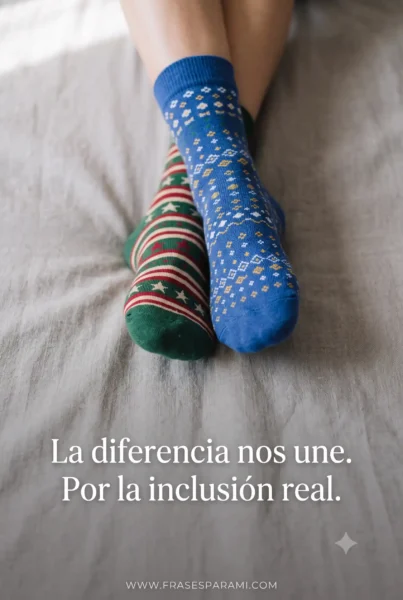 Imagen de calcetines desparejados para el Día del Síndrome de Down
