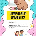 portada de capibara de competencia linguistica