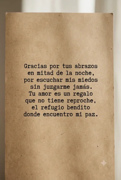 poemas de agradecimiento para mi esposo por su amor y apoyo incondicional