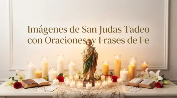 Imágenes de San Judas Tadeo con oraciones y frases para descargar
