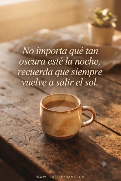 Frase de ánimo y apoyo corta en imagen vertical para celular
