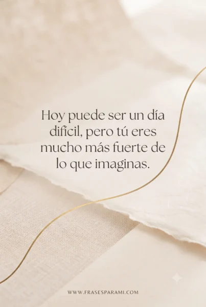 Frase corta de aliento y superación en imagen para redes sociales