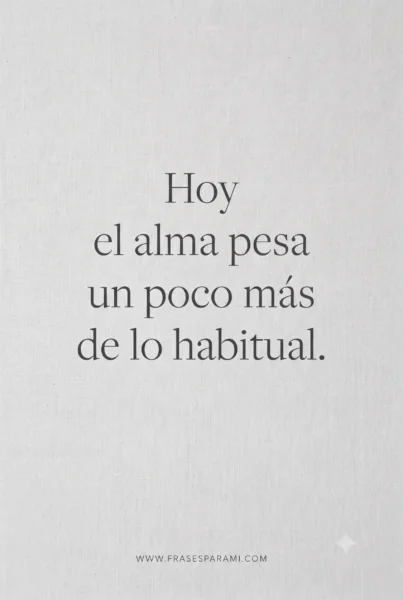 Frase corta de tristeza para estados