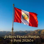 Imagen destacada de la bandera del Perú para celebrar las Fiestas Patrias 2026