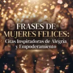 Portada para post de frases de mujeres felices celebrando la vida.